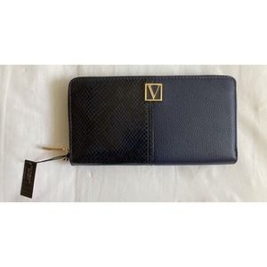 Victorias Secret Midnight Blue Colorblock Wallet